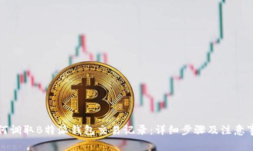 如何调取B特派钱包交易记录:详细步骤及注意事项