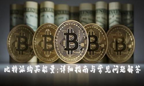 比特派购买能量:详细指南与常见问题解答