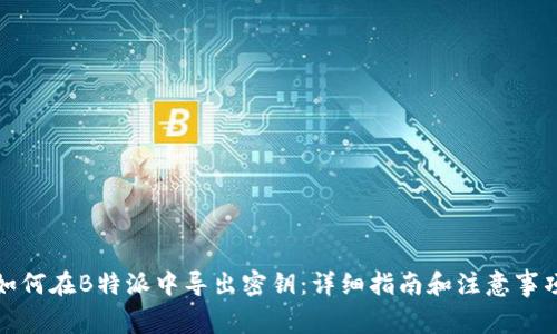 如何在B特派中导出密钥：详细指南和注意事项