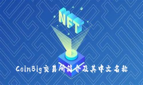 CoinBig交易所简介及其中文名称