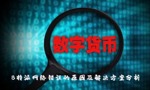B特派网络错误的原因及解决方案分析
