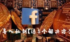 无法在B特派中导入私钥？