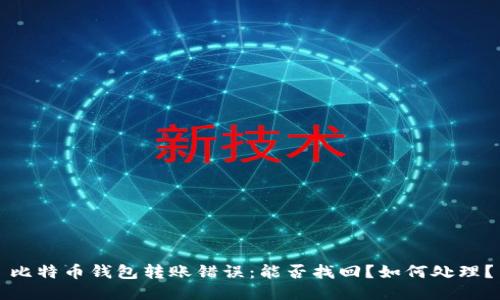 比特币钱包转账错误：能否找回？如何处理？