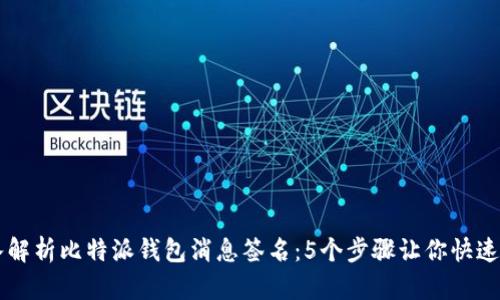 深入解析比特派钱包消息签名：5个步骤让你快速上手