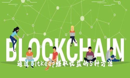 通过BitKeep赚取收益的5种方法