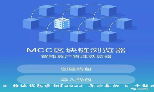 忘记 B 特派钱包密钥？2023 年必备的 5 个解决方案