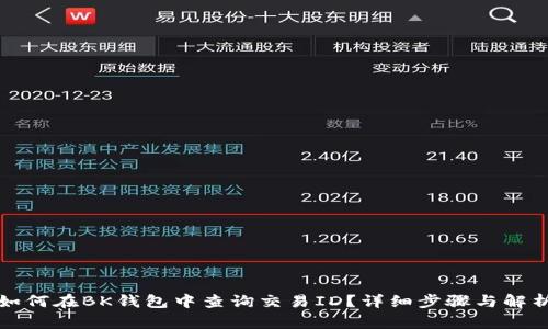 如何在BK钱包中查询交易ID？详细步骤与解析